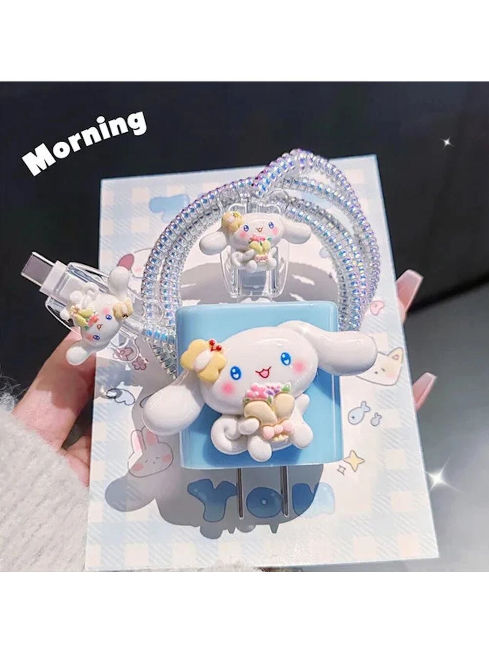 Cute Dogs with a Big Heart Charger Cover Cable Protector P11